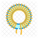 Inductor Electronic Component Icon