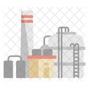 Industrial Factory Manufacture Construction Icon