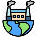 Emissions Factories Climate Icon