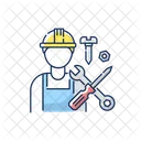 Industrial Worker  Icon