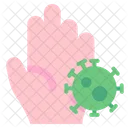 Hand Corona Virus Icon