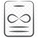 Infinite Document Unlimited Sheet Endless Icon