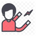 Magnet Influencer Youtuber Symbol