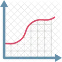 Grafico De Linha Infografico Grafico Ícone