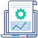 Infografik Management Berichterstattung Geschaftsanalyse Symbol