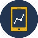 Infographic Mobile Mobile Graph Icon