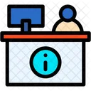 Information Desk Front Desk Receptionist Icon