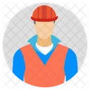 Ingeniero Trabajador Fuerza Laboral Icono