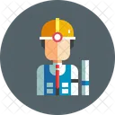 Ingeniero Trabajador Avatar Icono