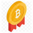 Insignia de bitcoin  Icono