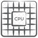 Cpu Chip Microprocessor Microchip Integrated Circuit Icon