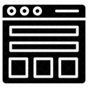 Interface Web Web Design Layout Web Ícone