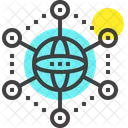 International Network Connection Icon