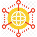 International Network Connection Icon