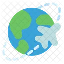 Flat Travel Vacation Icon