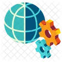 Management Globalization Process Icon