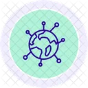 International Network Line Icon Icon