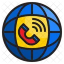 Welt Global WLAN Symbol