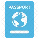 International Reisender Reisepass Symbol