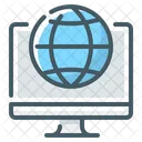 Globe Internet Web Hosting Icon