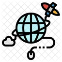 Internet Data Cloud Icon