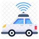 Iot Smart Car Internet Car Icon