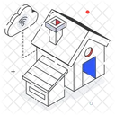 Internet Connection Isometric Icon Design Icon