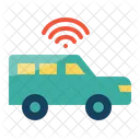 Internet Of Thing Wifi Car Icon