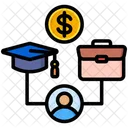 Internship Business Briefcase Icon