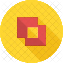 Intersecting square  Icon