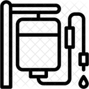 Intravenous Therapy Intravenous Saline Drip Hospital Icon