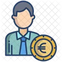 Invester Businessman Dealer Icon