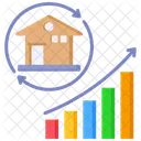 Investment Real Estate Analytics Icon