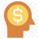 Human Head Thinking Mind Icon