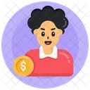 Backer Financier Capitalist Icon