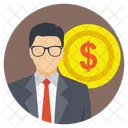 Businessman Business Investor Icon