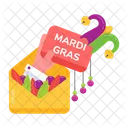 Invitation Card Mardi Gras Greeting Card Symbol