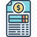 Invoice Waybill Document Icon