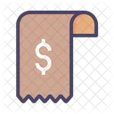 Bill Check Purchase Icon