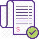 Invoice Bill Receipt Icon