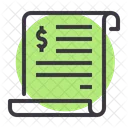 Invoice Bill Statement Icon