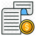 Invoice Shopping Invoice List Icon