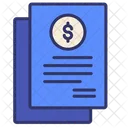 Commercial Invoice Income Icon