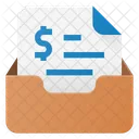 Invoice Inbox Mail Icon