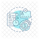 Invoice To Pay Financial Process Budget Plan Icon