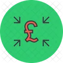 Inward Cash Flow Icon