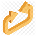 Inward Double Head Arrow  Icon