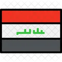 Iraq Flag Country Icon