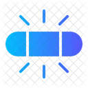 Iridiscent White Balance Fluorescent Symbol