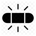 Iridiscent White Balance Fluorescent Symbol